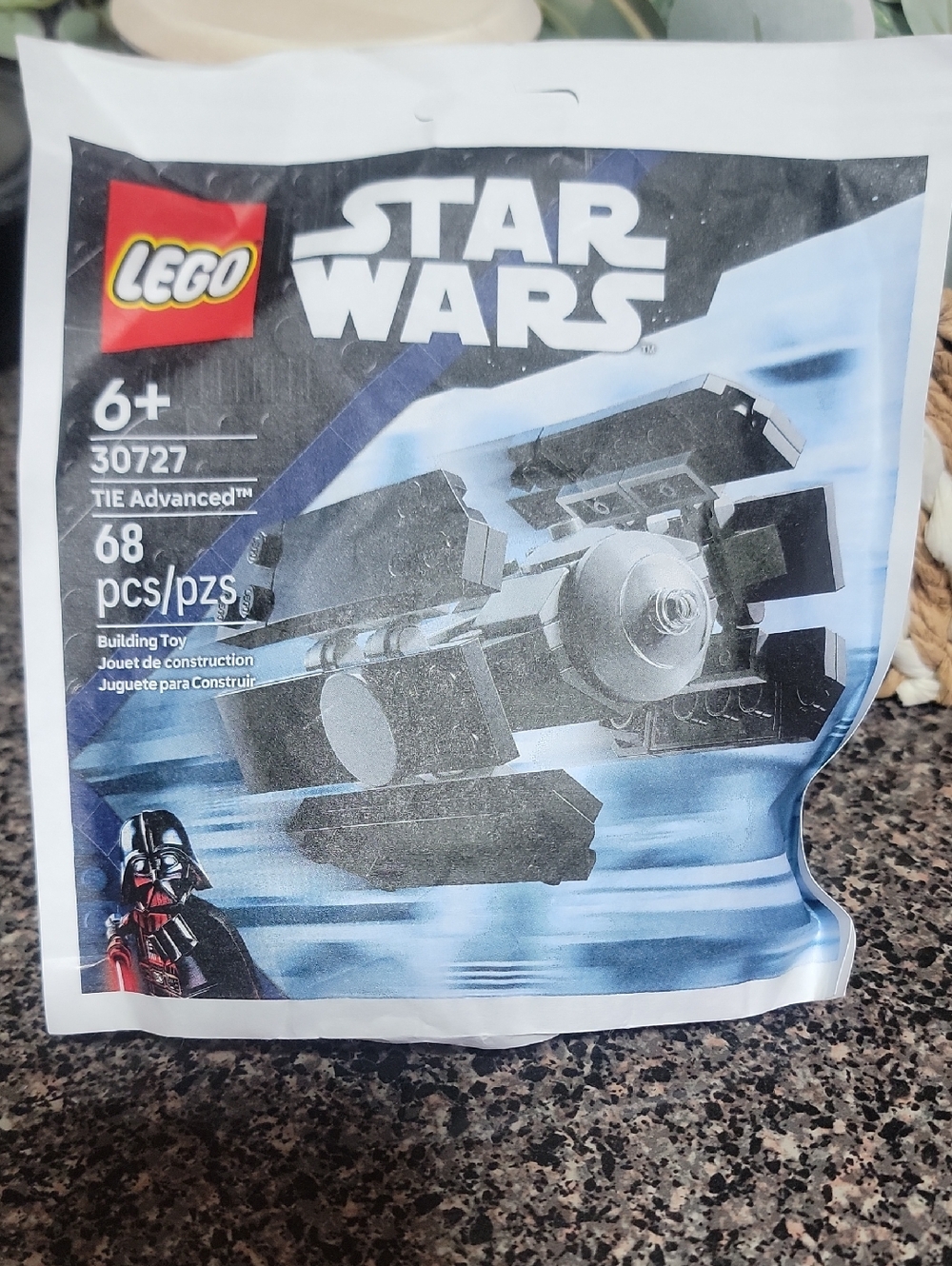 Lego Star Wars TIE Advanced 68 Piece Model Building Toy